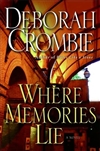 Crombie, Deborah | Where Memories Lie | Signed First Edition Book