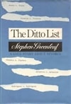 Greenleaf, Stephen / Ditto List, The / First Edition Book