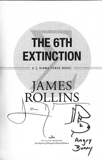 James Rollins Signature Example