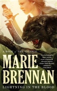Brennan, Marie | Lightning in the Blood | First Edition Trade Paper Book